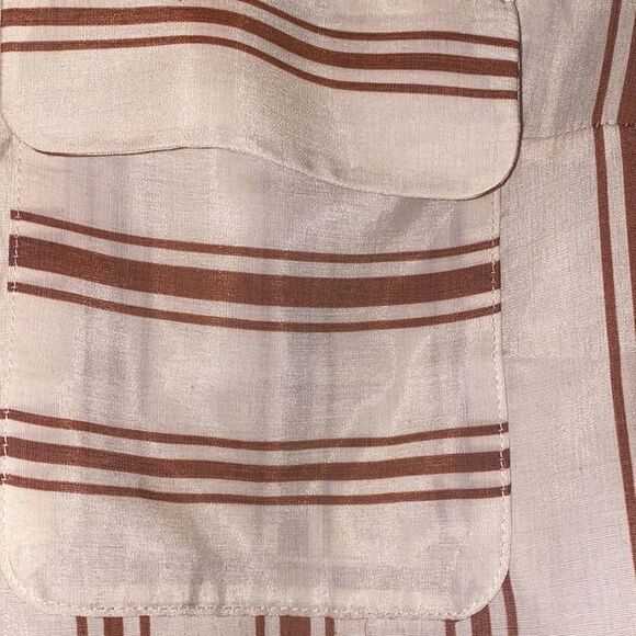 ✨ HP✨Stripe Button Front City Shirt✨ - Picture 8 of 9